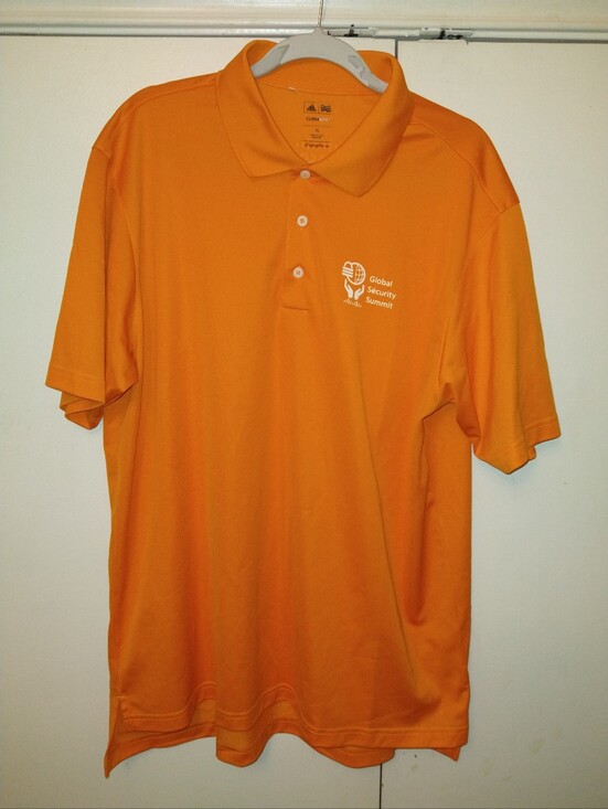 Adidas Golf Climalite Short Sleeve Polo Shirt Men's sz XL Cisco Logo